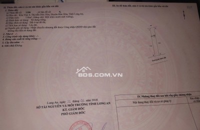 Bán Gấp Đất nền mặt tiền đường Nguyễn Văn Dương đang mở rộng